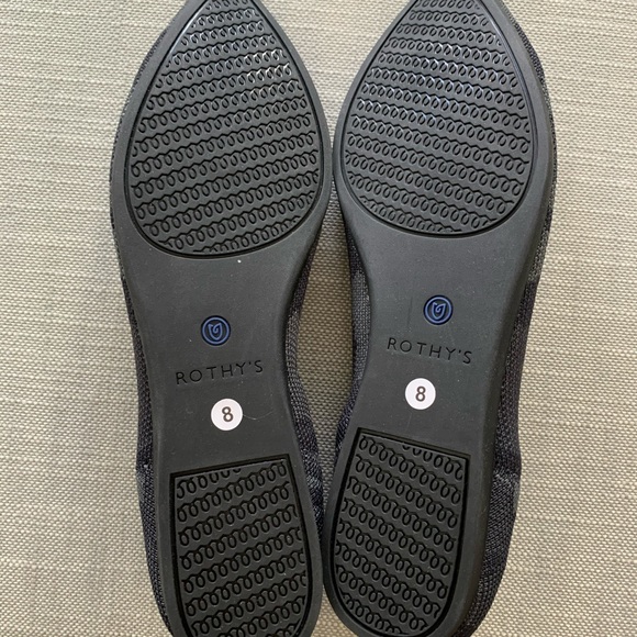 Rothy’s gray camo points, size 8 - Picture 4 of 4